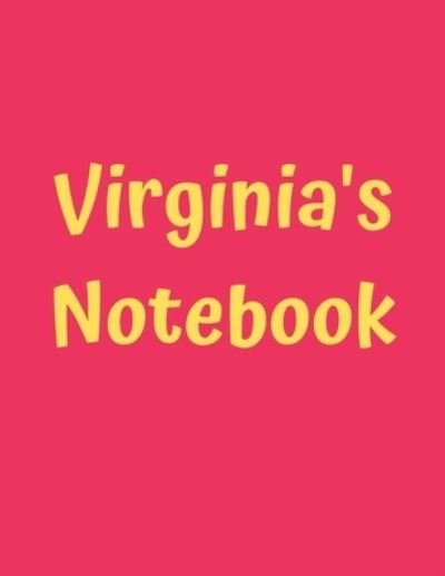 Cover for 99 Notes · Virginia's Notebook (Pocketbok) (2019)
