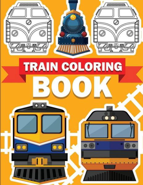 Cover for Gray Kusman · Train Coloring Book (Pocketbok) (2018)