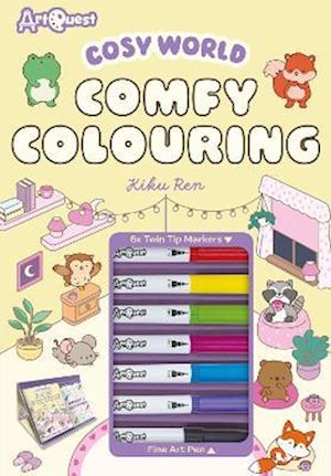 Cover for Kiku Ren · Comfy Colouring - Art Studio Kits (Book) (2025)
