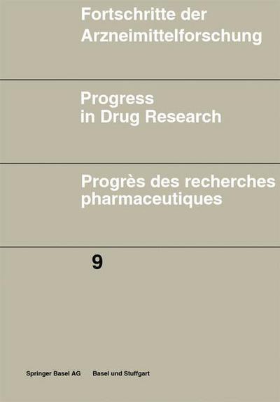 Cover for Jucker · Fortschritte der Arzneimittelforschung \ Progress in Drug Research \ Progres des recherches pharmaceutiques - Progress in Drug Research (Pocketbok) [1966 edition] (2014)