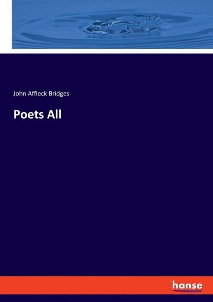 Cover for Bridges · Poets All (Bok) (2019)