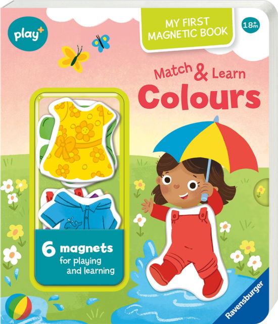 Cover for Kathrin Lena Orso · Ravensburger Play+ Infant &amp; Toddler - My First Magnetic Book: Match and Learn Colours - Play+ (Board book) [1. Aufl. edition] (2025)