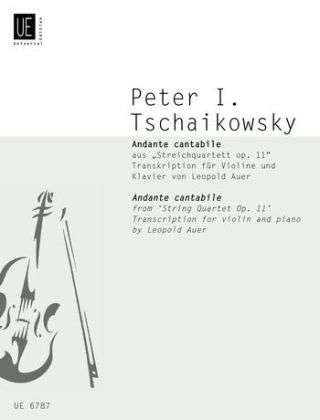 Cover for Tschaikowsky · Andante cantabile für Viol (Bok)