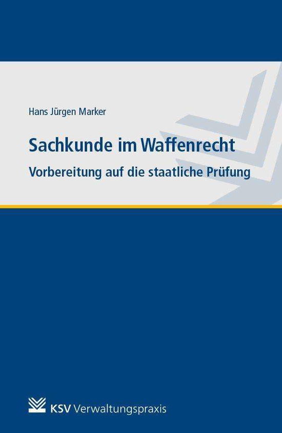 Cover for Marker · Sachkunde im Waffenrecht (Book)