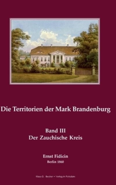 Cover for Ernst Fidicin · Territorien der Mark Brandenburg (Hardcover Book) (2015)