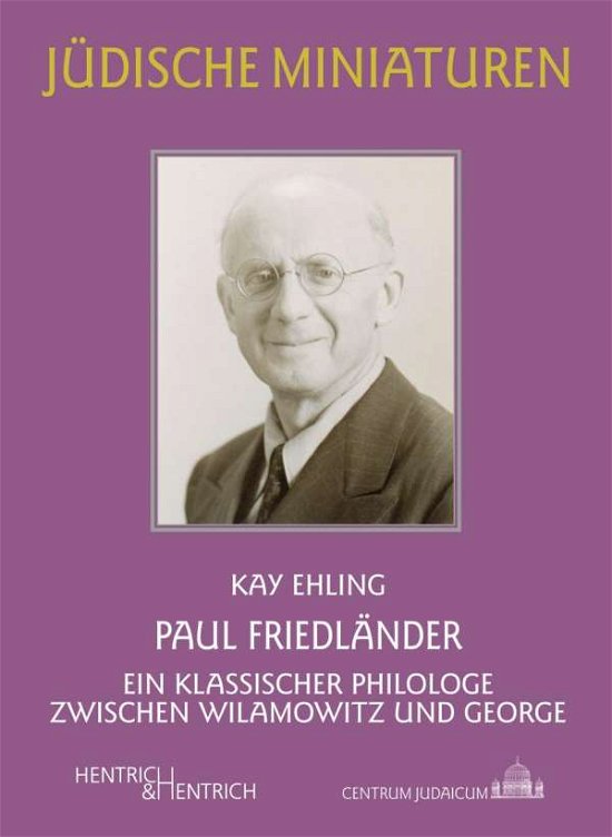 Cover for Ehling · Paul Friedländer (Book)