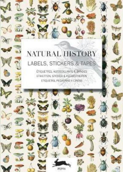 Cover for Pepin Van Roojen · Natural History: Label &amp; Sticker Book (Pocketbok) (2017)