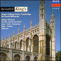 World Of KingS College - Kings College Choir / Willcocks - Musiikki - DECCA - 0028943009225 - perjantai 31. joulukuuta 1993