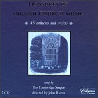 Cover for Cambridge Singers · Treasures of English Church Music (CD) (1995)