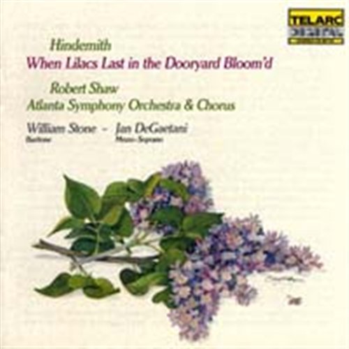 Hindemith: when Lilacs Last in - Atlanta Symp Orch / Shaw - Musiikki - Telarc - 0089408013225 - tiistai 23. huhtikuuta 2002