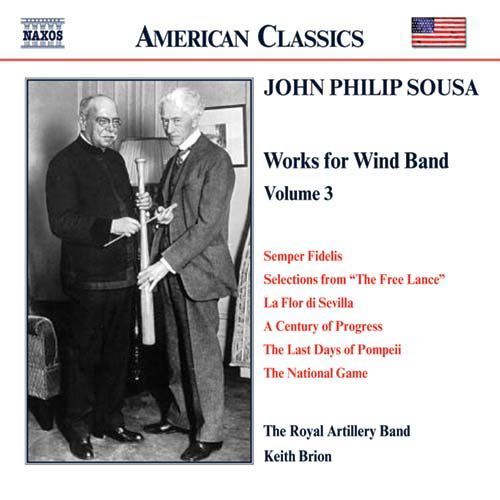 Cover for Royal Artillery Bandbrion · Sousamusic For Wind Band Vol 3 (CD) (2003)