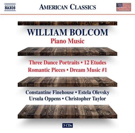 Cover for Oppens / Taylor · Bolcom / Piano Music (CD) (2017)