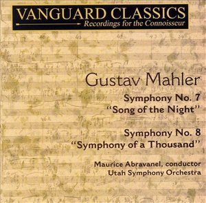 Symphonies 7&8 - G. Mahler - Musik - VANGUARD - 0699675122225 - 20. juli 2012