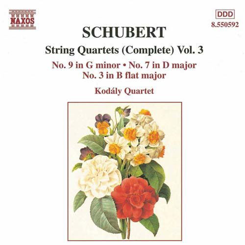 Cover for Schubert / Cummings / Ichise · String Quartets 3 (CD) (1999)