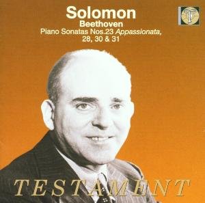 Piano Sonatas Testament Klassisk - Solomon - Musik - DAN - 0749677119225 - 2000
