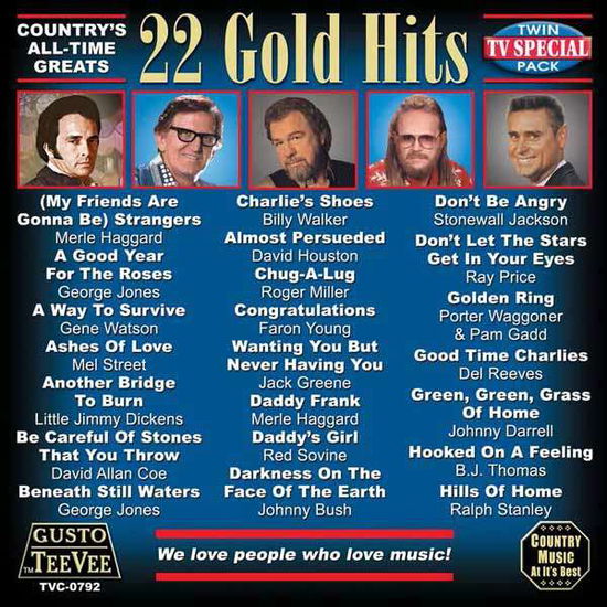 Cover for 22 Gold Hits / Various (CD) (2017)