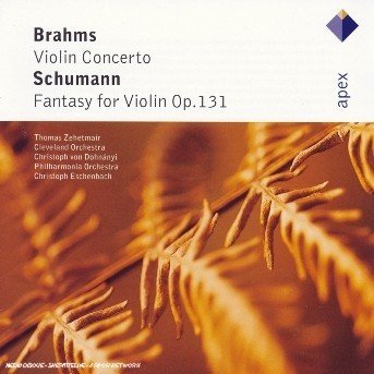 Cover for Zehetmair Thomas · Brahms / Schumann: Violin Concer (CD) (2014)