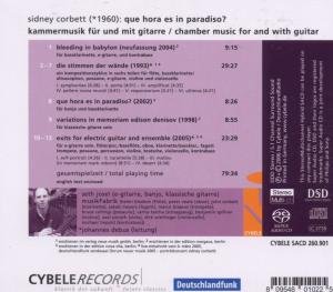 Cover for Corbett · Que Hora Es In Paradiso? (CD) (2006)