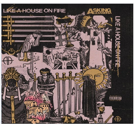 Cover for Asking Alexandria · Like a House on Fire (LP) (2020)