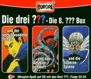 Cover for Die Drei ??? · 08/3er Box-folgen 22-24 (CD) (2005)