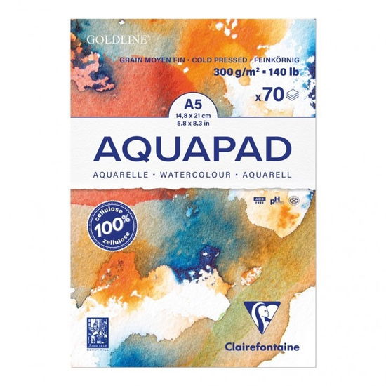 Cover for Clairef · Clairefontaine Goldline Aqua 975722c Colouring Pad (Merchandise) (MERCH)