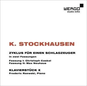 Cover for Stockhausen / Caskel / Neuhaus / Rzewski · Zyklus Fur Einen Schlagzeuger (CD) (2012)
