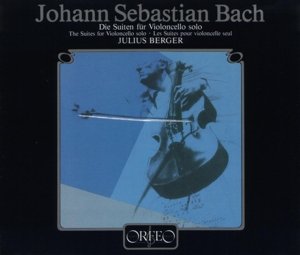 Cover for Bach / Berger · Suites for Solo Cello (CD) (1995)