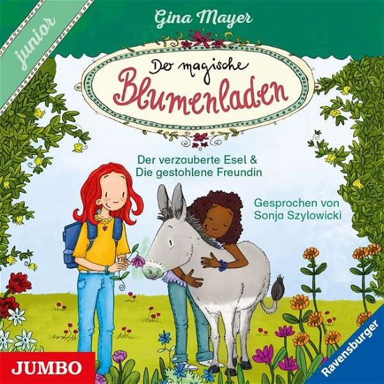 Cover for Gina Mayer · Der magische Blumenladen Junior: Der verzauberte Esel &amp; Die gestohlene Freundin - Folge 3+4 (CD) (2020)