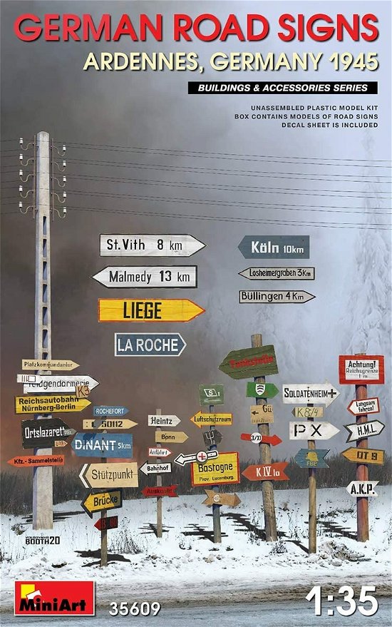 Cover for MiniArt · German Road Sign Wwii (ardennes, Germany 1945) (7/20) * (Toys)