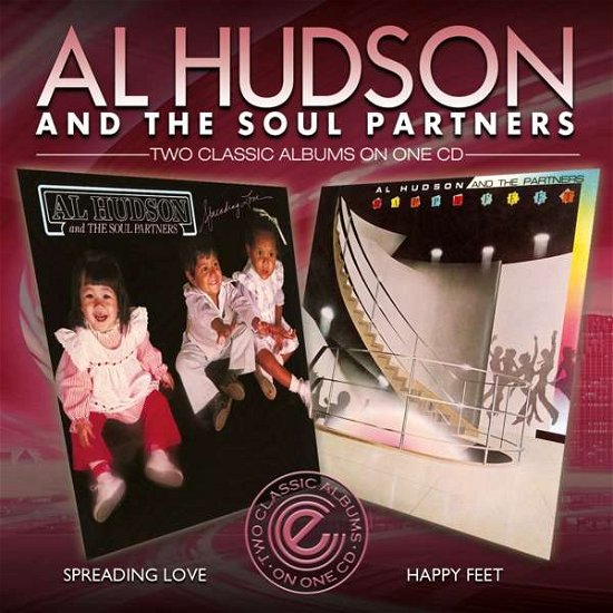 Cover for Al Hudson &amp; the Soul Partners · Spreading Love / Happy Feet (CD) [Remastered edition] (2019)