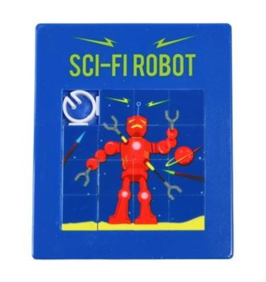 Slide puzzle - Sci-fi robot -  - Books - REX LONDON - 5027455443225 - June 23, 2023