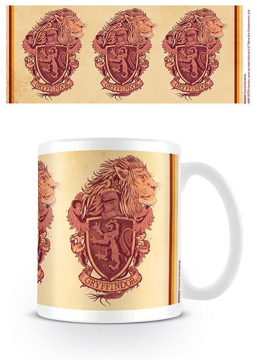 Harry Potter Tasse Gryffindor Lion Crest - Mokken - Merchandise - Pyramid Posters - 5050574252225 - September 4, 2023