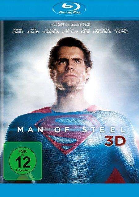 Cover for Henry Cavill,amy Adams,michael Shannon · Man of Steel-blu-ray 3D (Blu-ray) (2016)