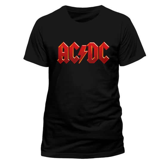 Cover for M · AC/DC  - Red Logo (T-shirt Unisex Tg. M) (T-shirt) [size M]