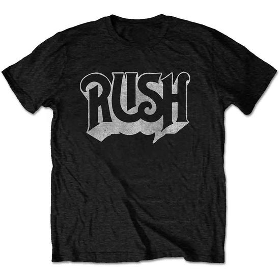 Rush Unisex T-Shirt: Logo - Rush - Produtos - MERCHANDISE - 5056170687225 - 19 de dezembro de 2019