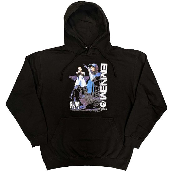 Eminem Unisex Pullover Hoodie: Detroit - Eminem - Merchandise -  - 5056561063225 - 