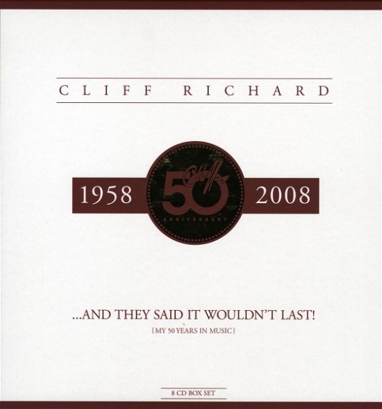 1958-2008 - Cliffs 50 Anniversary - Cliff Richard - Music - EMI RECORDS - 5099921659225 - September 15, 2008