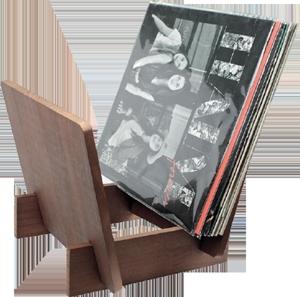 Vinyl Storage Paulownia Wood - Music Protection - Fanituote - SMD - 5709165646225 - perjantai 16. lokakuuta 2020