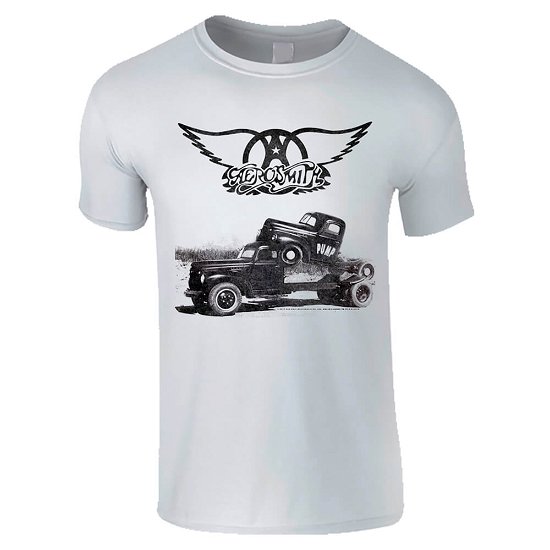 Cover for Aerosmith · Pump - White (T-shirt) [size S] [White edition] (2019)