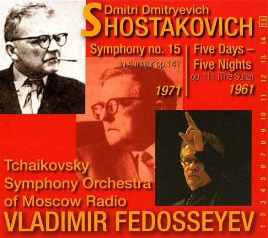 Cover for Shostakovish / Fedosseyev · Five Nights (CD) (2017)