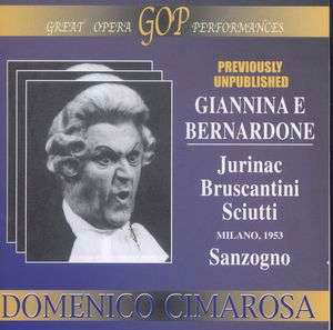 Cover for D. Cimarosa · Giannina E Bernardone (CD) (2005)