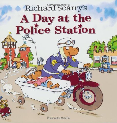 Cover for Richard Scarry · A Day at the Police Station (Look-look) (Paperback Book) (2004)