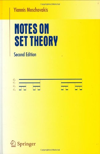 Cover for Yiannis N. Moschovakis · Notes on Set Theory - Undergraduate Texts in Mathematics (Hardcover Book) [2nd Ed. 2006 edition] (2005)