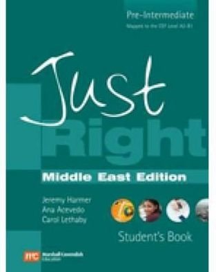 Cover for Jeremy Harmer · Just Right Bre Me Pre-int Sb +grammar / Audio CD Insert (Paperback Book) [Student edition] (2008)