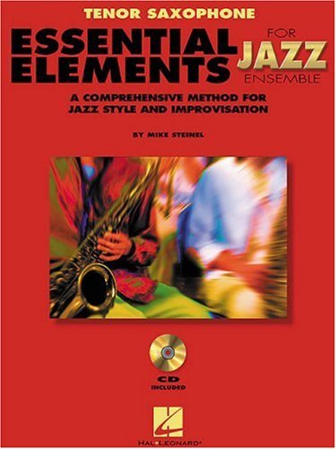 Cover for Essential Elements for Jazz Tenor Sax Bk with Online Media (Instrumental Jazz) (Paperback Book) [Pap / Com edition] (2000)