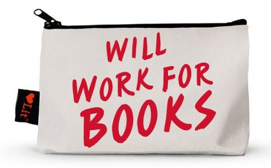 Cover for Gibbs Smith · Will Work For Books Pencil Case (Print) (2018)