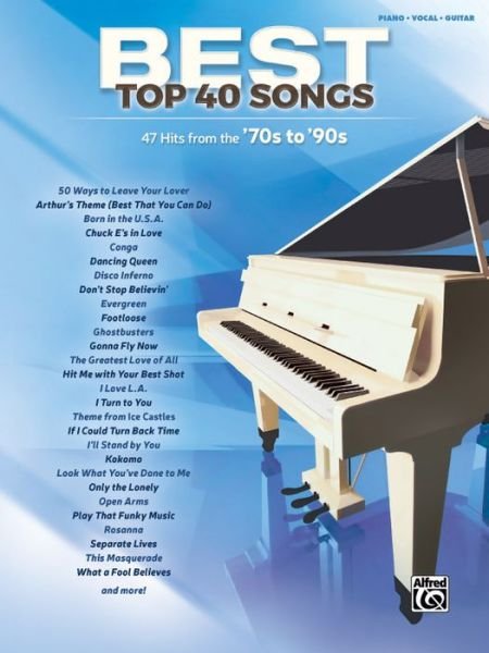 Cover for Alfred Music · Best Top 40 Songs (Book) (2016)