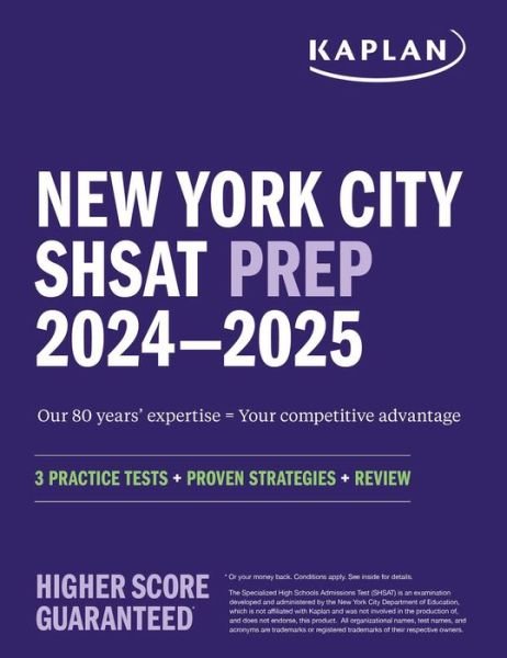 Cover for 2024 2025 · New York City Shsat Prep 2024 &amp; 2025 (Book) (2024)