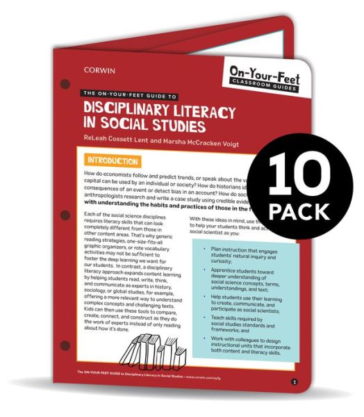 BUNDLE: Lent: The On-Your-Feet Guide to Disciplinary Literacy in Social Studies: 10 Pack - Corwin Literacy - ReLeah Cossett Lent - Books - SAGE Publications Inc - 9781544386225 - February 3, 2020