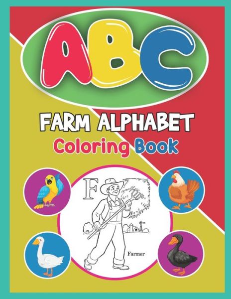 Cover for Platinum Press · ABC Farm Alphabet Coloring Book (Taschenbuch) (2019)